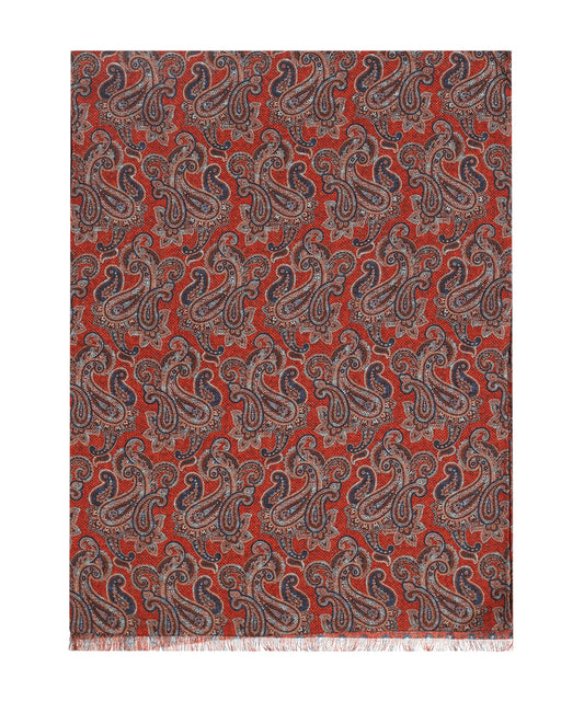 100% Wollen Sjaal | Oranje Design