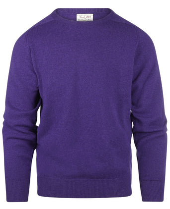 William Lockie Ronde Hals Lamswol Pullover | Jacaranda