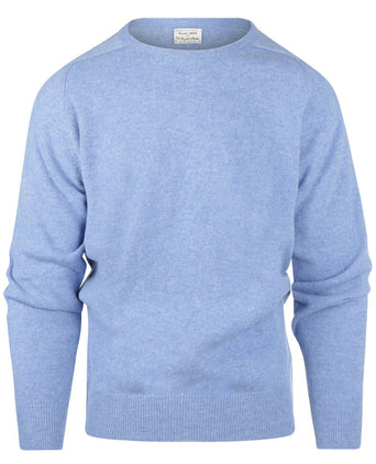 William Lockie Ronde Hals Lamswol Pullover | Surf