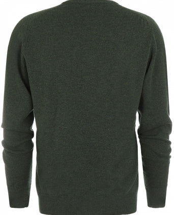 William Lockie V-hals Lamswol Pullover | Rosemary