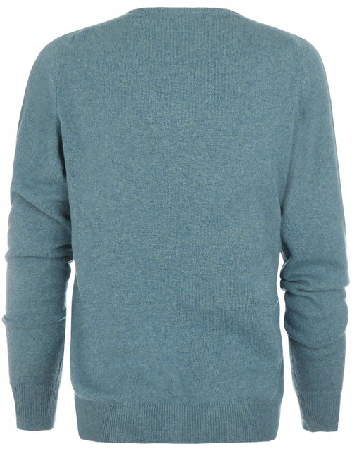 William Lockie V-Ausschnitt-Pullover aus Lammwolle | Lovat