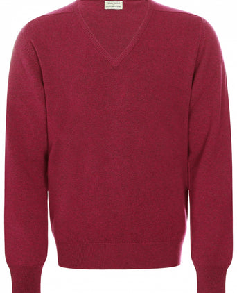 William Lockie V-hals Lamswol Pullover | Roship