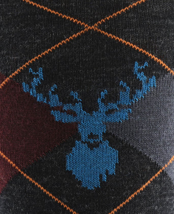 Corgi heren sokken | Antraciet Grijs