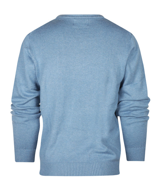 Baumwollpullover mit V-Ausschnitt |