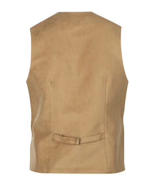 Moleskin Gilet | Camel