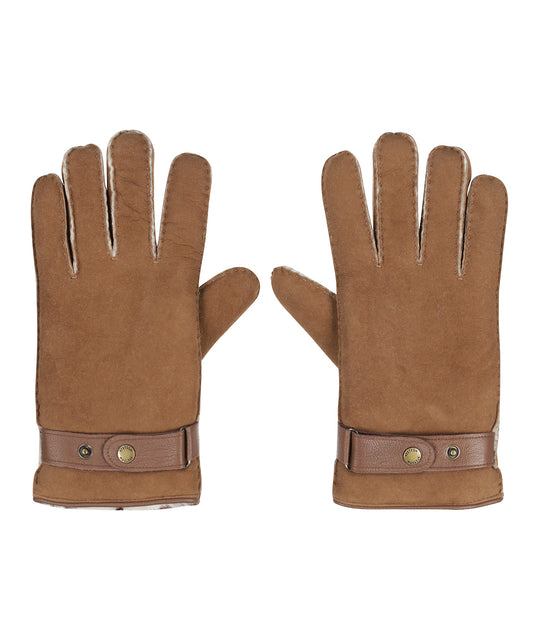Handschuhe aus Hirschleder und Lammwolle | Braun