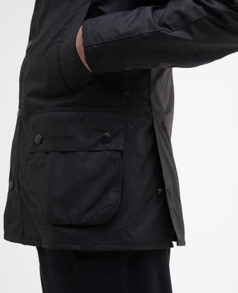 Wax jacket Ashby | Zwart
