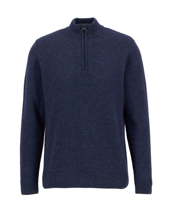 Trui Tisbury hoge rits | Navy Blauw