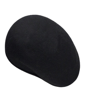 Italiaanse Blocked Cap | Zwart