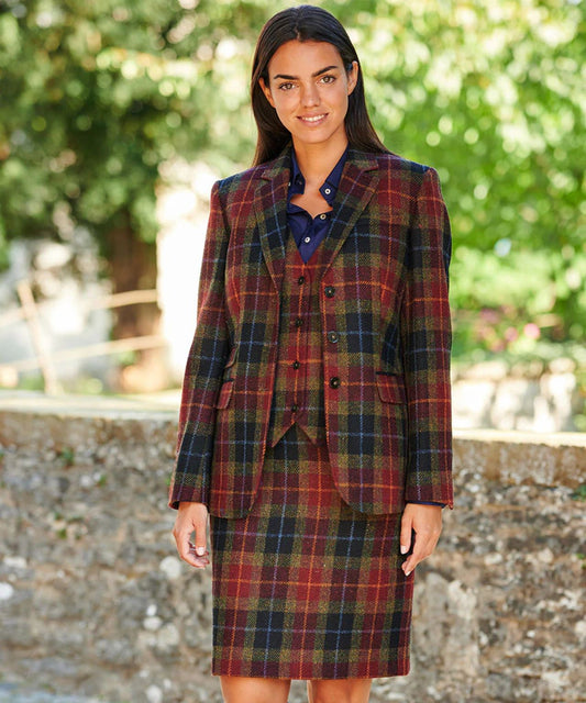 Harris Tweed Women's Blazer Carola | Red