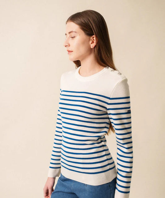 Saint James Pullover Maree IIR | White