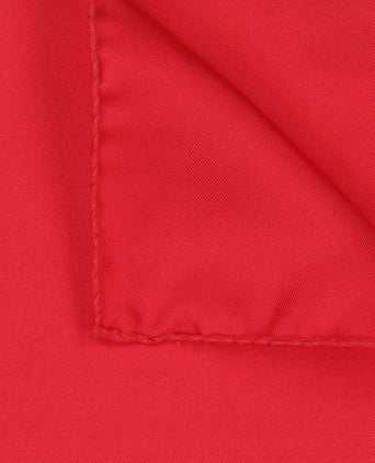 Pochet Zijden Uni | Rood