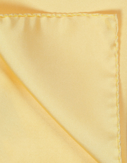 Einstecktuch aus Seide Uni | Gold