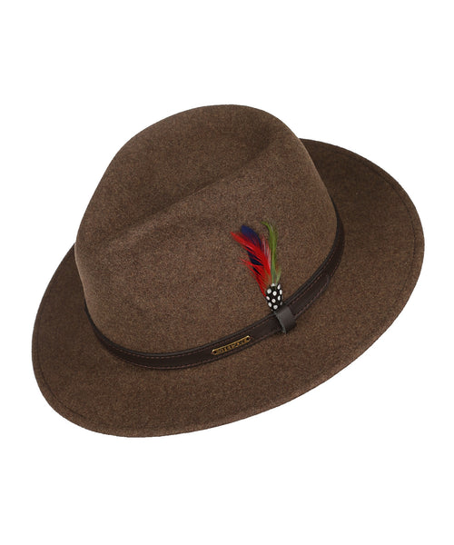 Hoed traveller | Mahoni Bruin