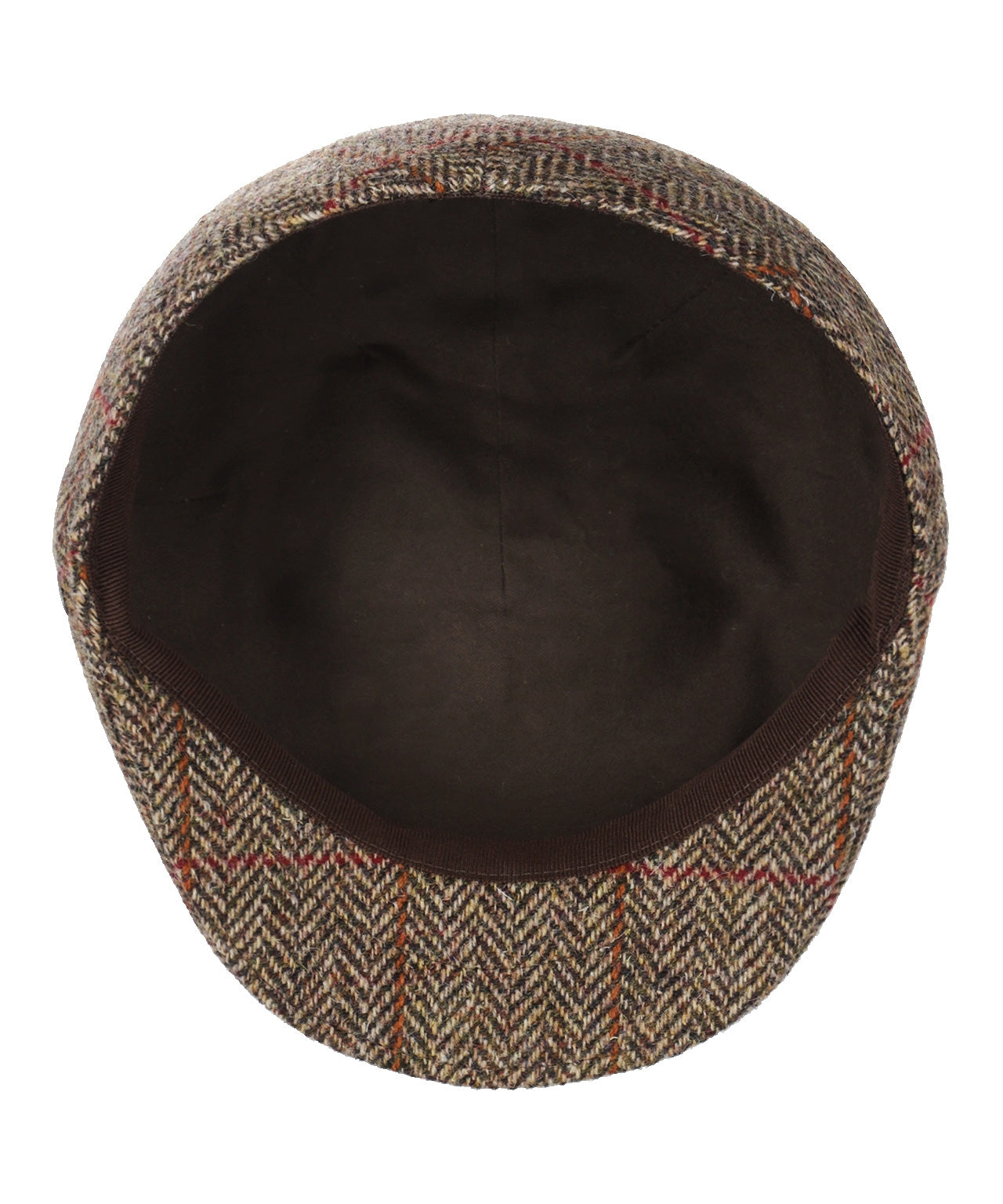 Tweed-Kappe vorgeformt | Braun