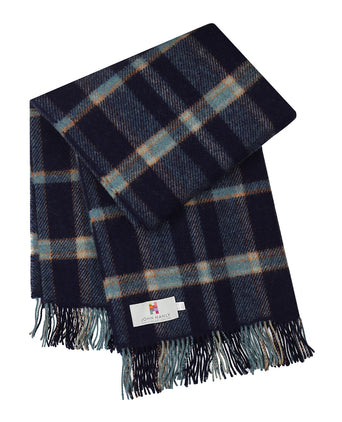 Ierse Plaid van Shetland Wol | Ruit