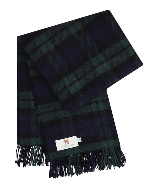 Ierse Plaid van Shetland Wol | Ruit