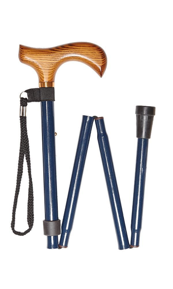 Folding Walking Stick | Donker Blauw