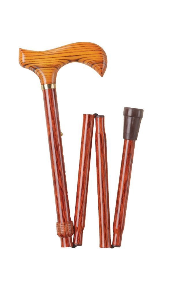 Folding Walking Stick | Hout Patroon
