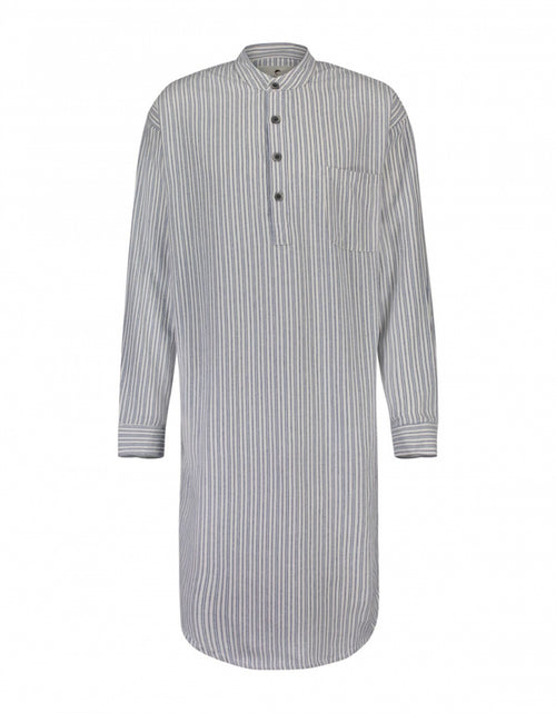 Nachthemd Klassiek flannel | Blauw