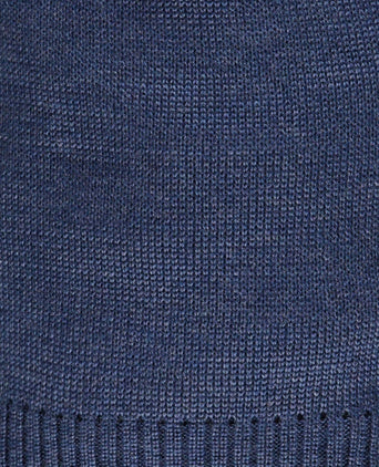 Wollen Beanie | Denim Blauw
