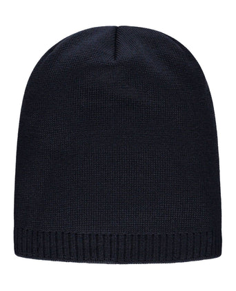 Wollen Beanie | Navy Blauw
