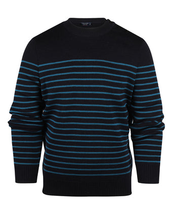 Saint James Pullover BinicII Ronde Hals | Blauw