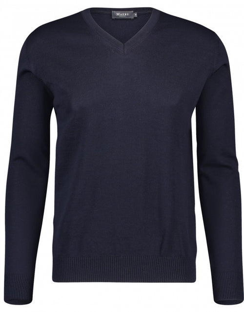 Pullover Merino wol v-hals | Navy