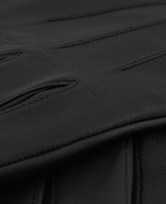 Soepele Nappa Leren Handschoen | Zwart