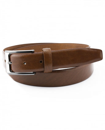 Klassieke leren riem | Bruin