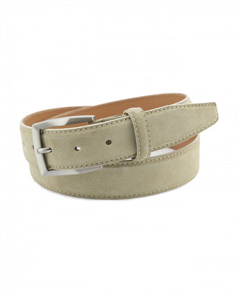 Suede elegante riem | Beige