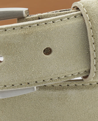 Suede elegante riem | Beige