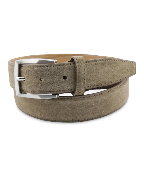 Suede elegante riem | Bruin
