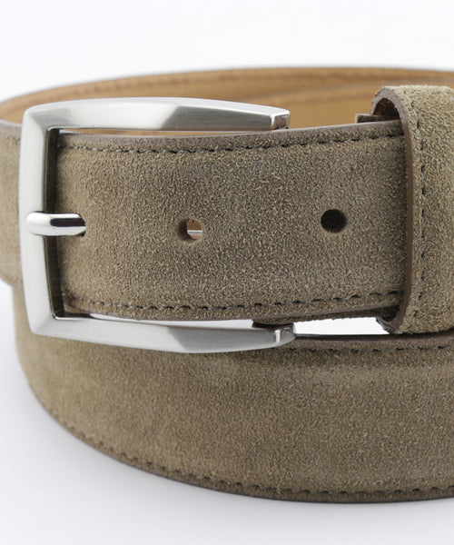 Suede elegante riem | Bruin