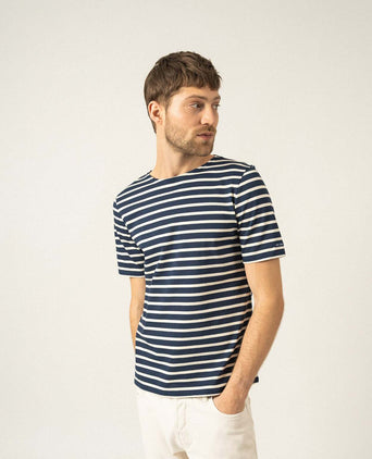 T-shirt Levant ronde hals | Navy Blauw