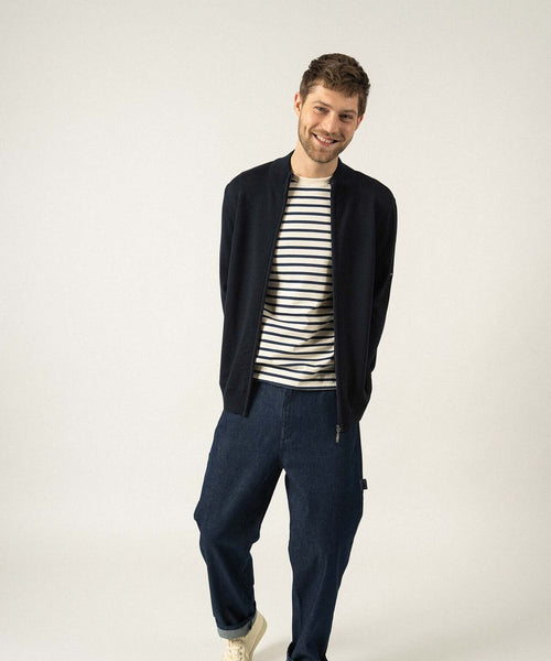 Rits Vest Colorado | Navy Blauw