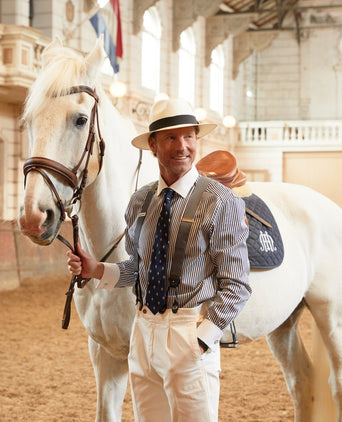 2-in-1 Bretels met clips en patten | Antraciet Grijs