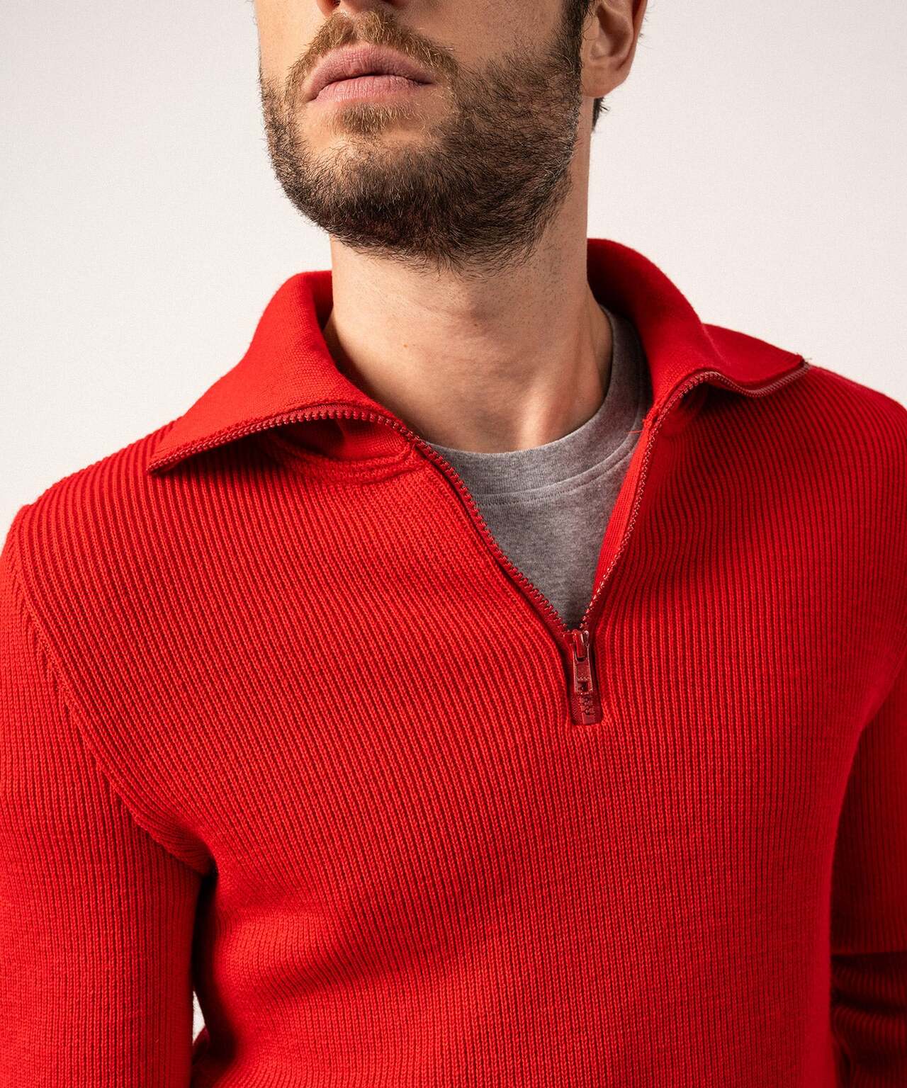 Rits Pullover Cotentin | Rouge