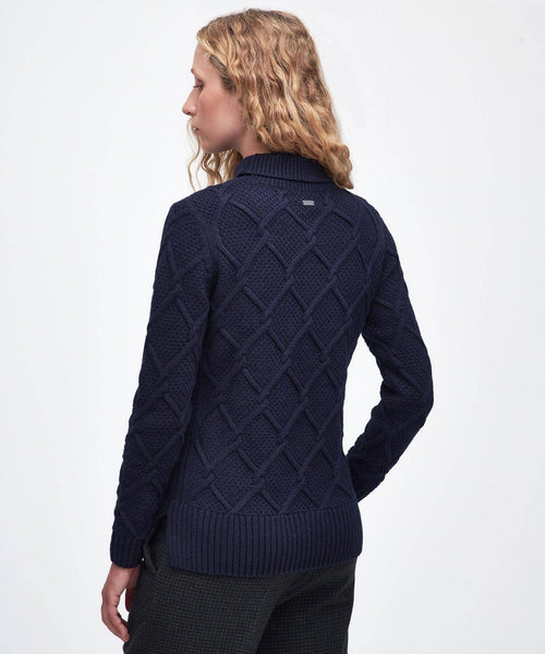 Barbour Burne Coltrui Dames | Navy Blauw