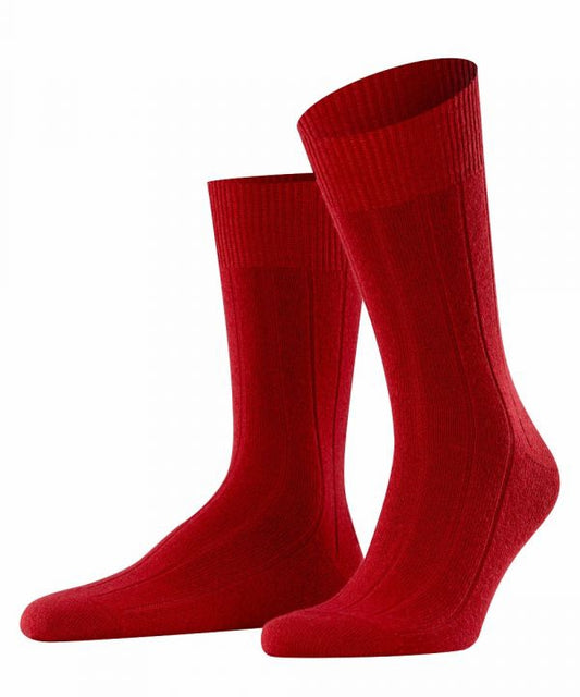 Lhasa-Rippsocken für Herren | Rot