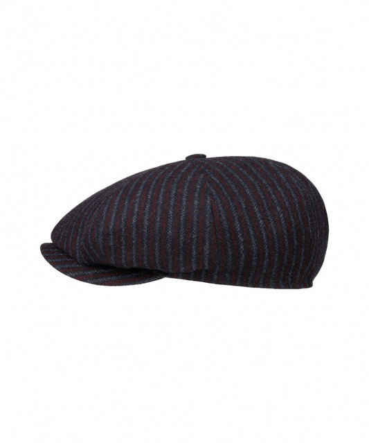 Stetson 8-Panel-Cap mit Wollstreifen | Marineblau