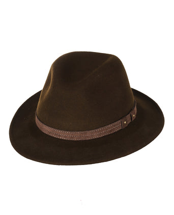 Sportieve Wolvilten Hoed | Bruin