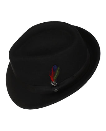 Hoed Trilby | Zwart