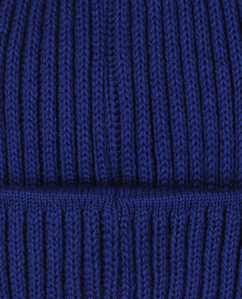Zachte Merino Wollen Muts | Blauw