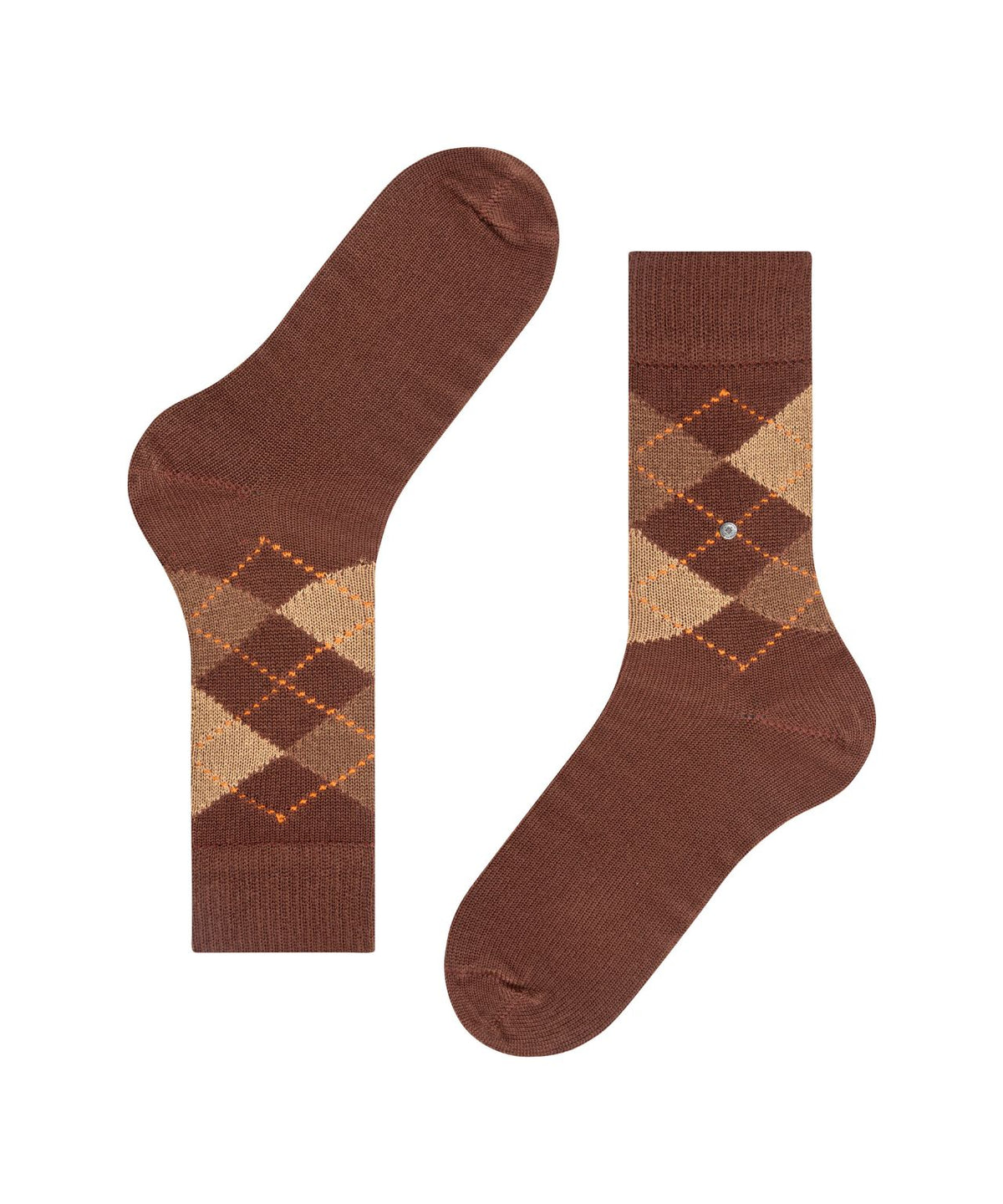 Preston Heren Sokken | Hazelnut Diamond Check