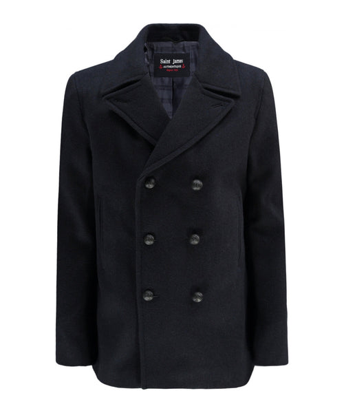 Peacoat Galion double breasted | Navy Blauw