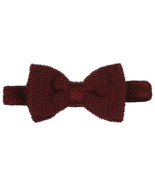 Elegant Silk Bow | Bordeaux Red