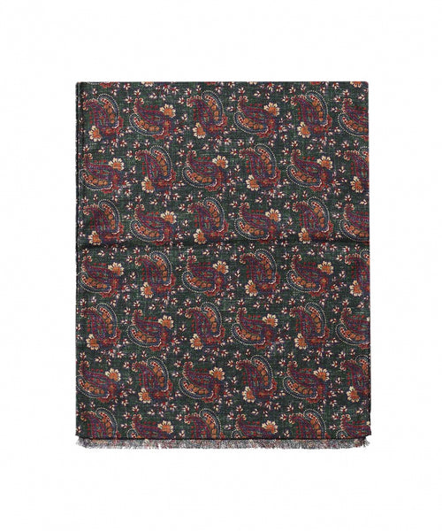 Doppelter Seidenschal | Grün