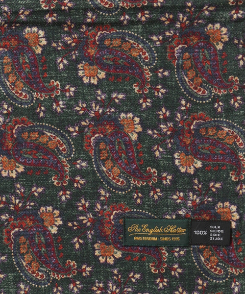 Doppelter Seidenschal | Grün