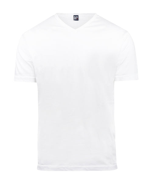 T-shirt 2-pack smalle V-Hals | Wit